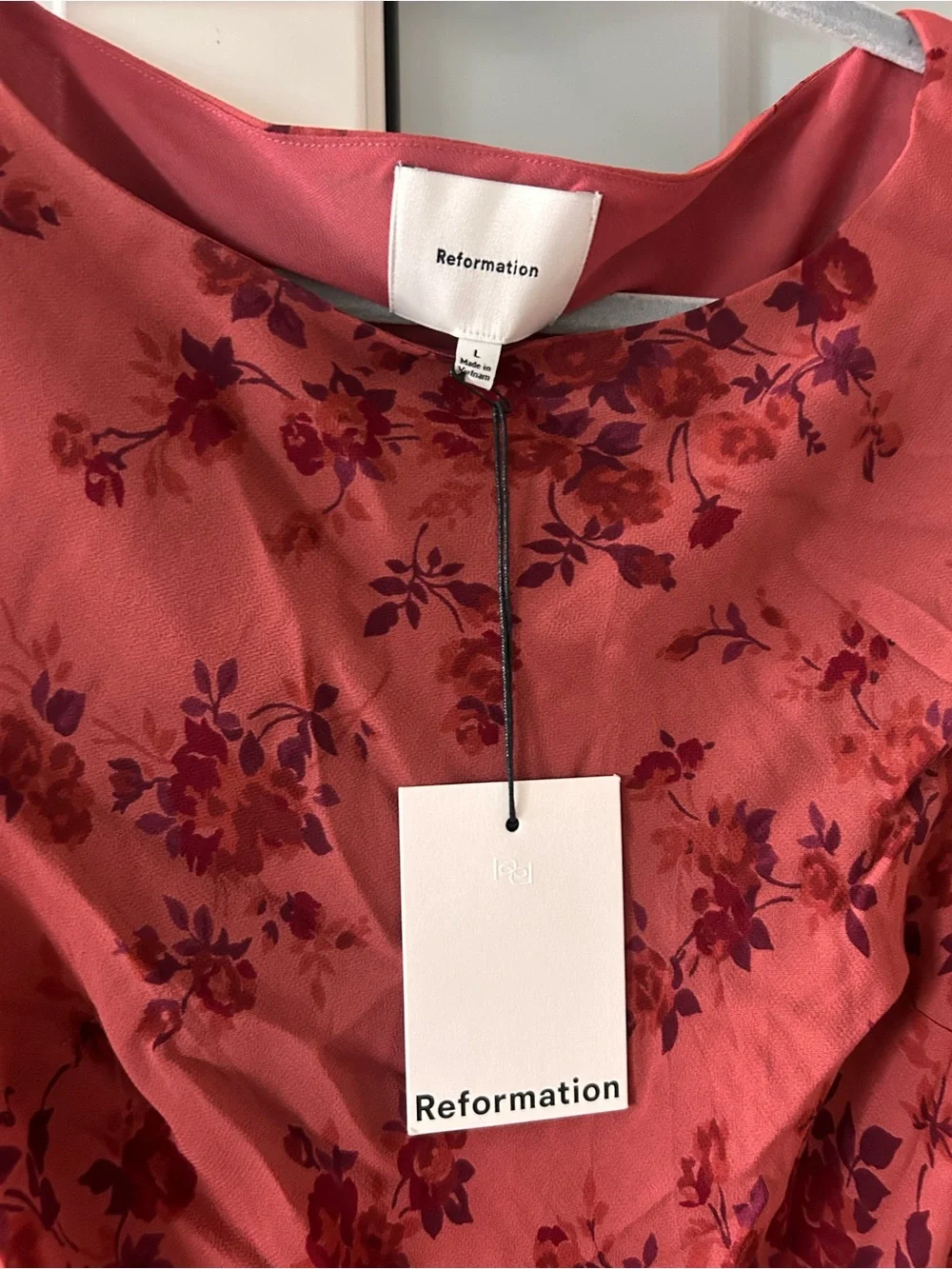 NWT Reformation Esra Long Sleeve Floral Maxi Dress